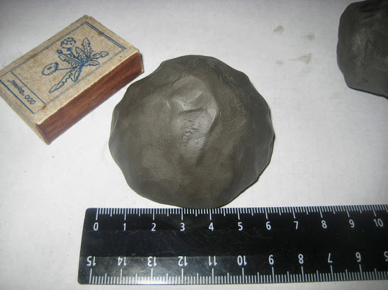 Высушенный глиняный шарик – один из способ определения оптимальной структуры глиняного теста