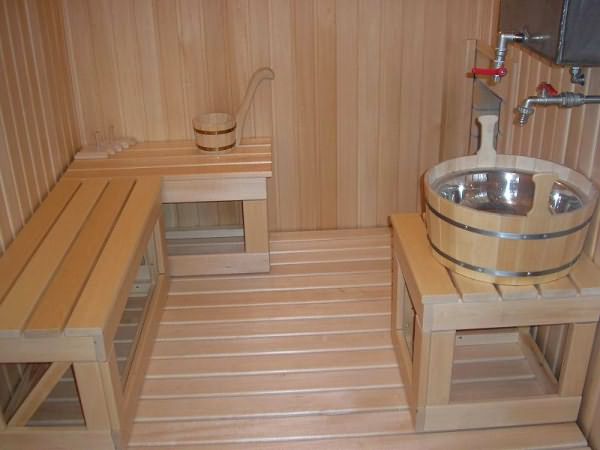 фото: оборудование бани на воде